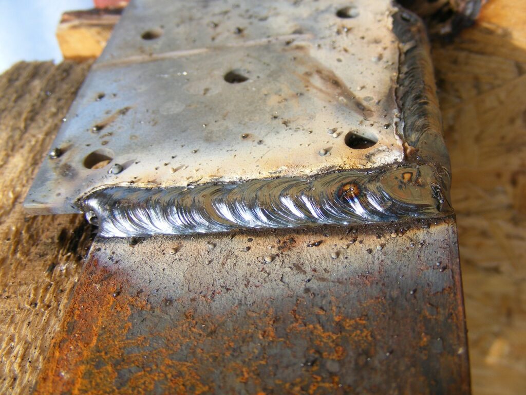 flux core welds